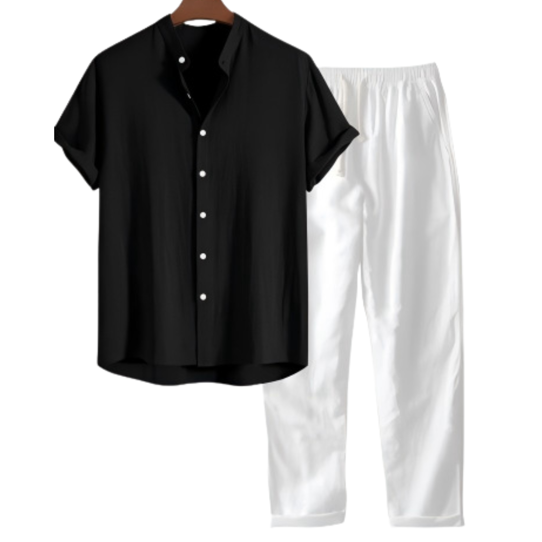 Men's Old Money Linen Summer  Set