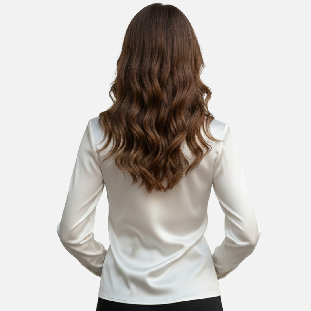 Women’s Elegant Satin Silk Shirt