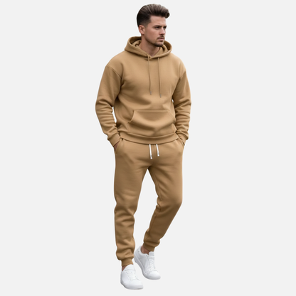 Men's Tracksuit Set - Slim Fit Hoodie & Joggers Co-ord