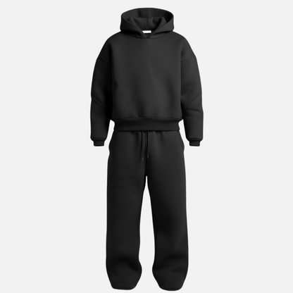 Men’s Oversized Streetwear Tracksuit Set – Hoodie & Sweatpants