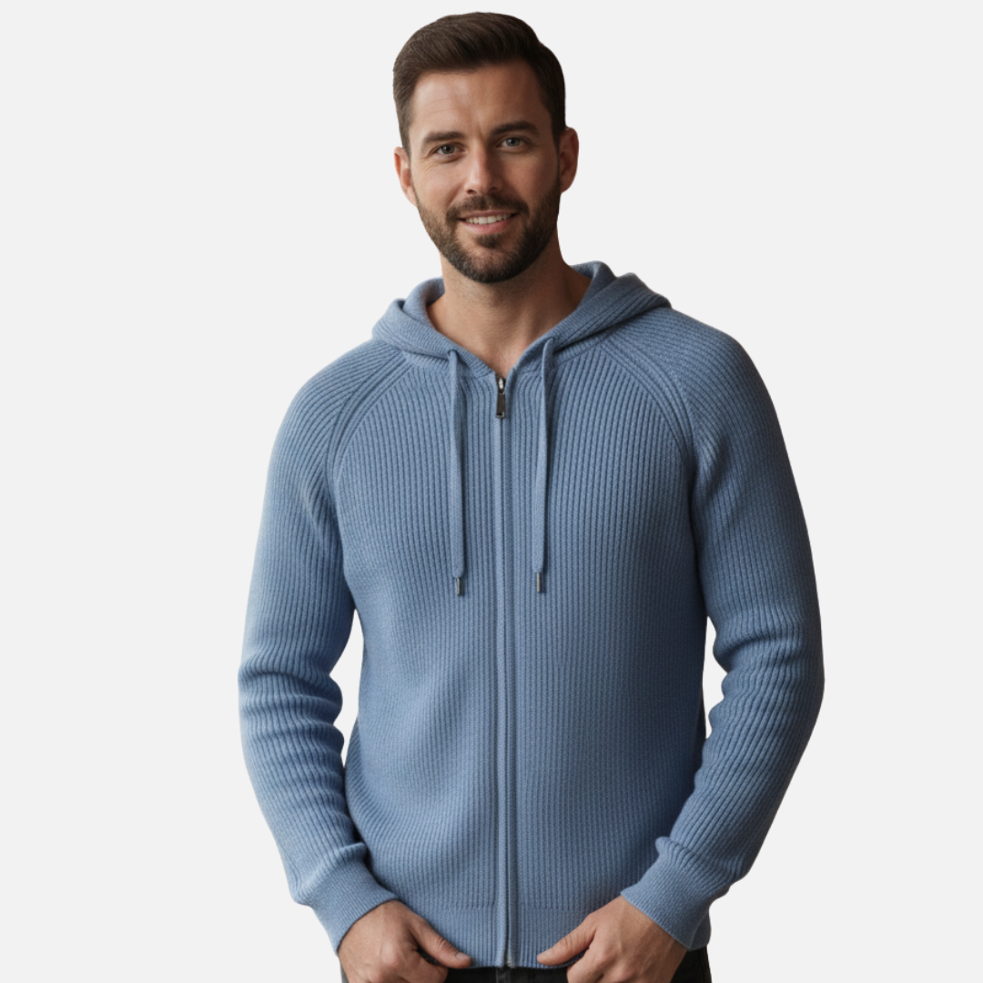 Men’s Merino Wool Cardigan - Warm Vest