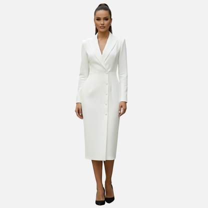 Women's Long Sleeve Suit Dress Blazer