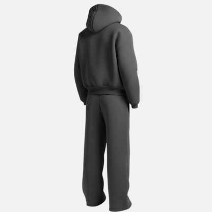 Men’s Oversized Streetwear Tracksuit Set – Hoodie & Sweatpants