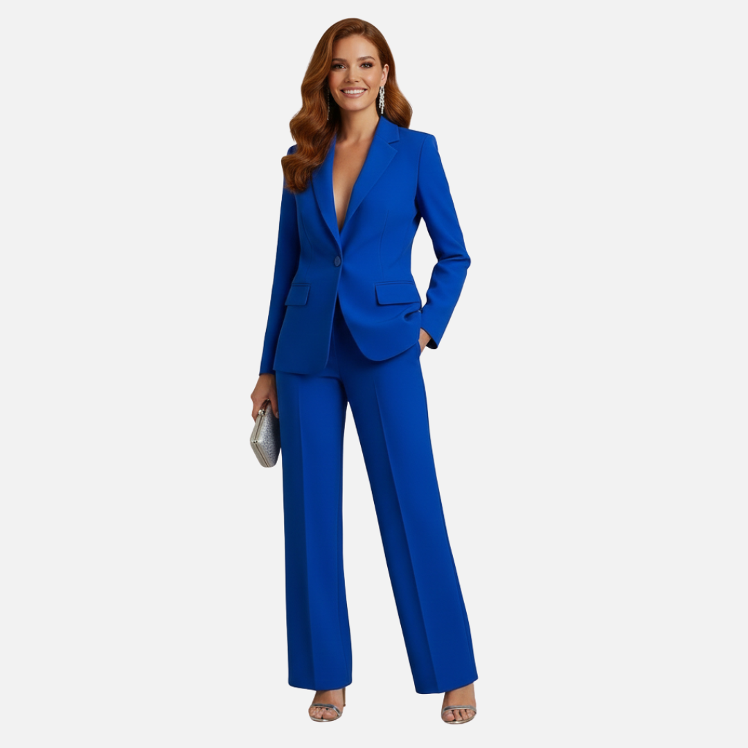 Women’s Elegant Tailored Two-Piece Suit Set