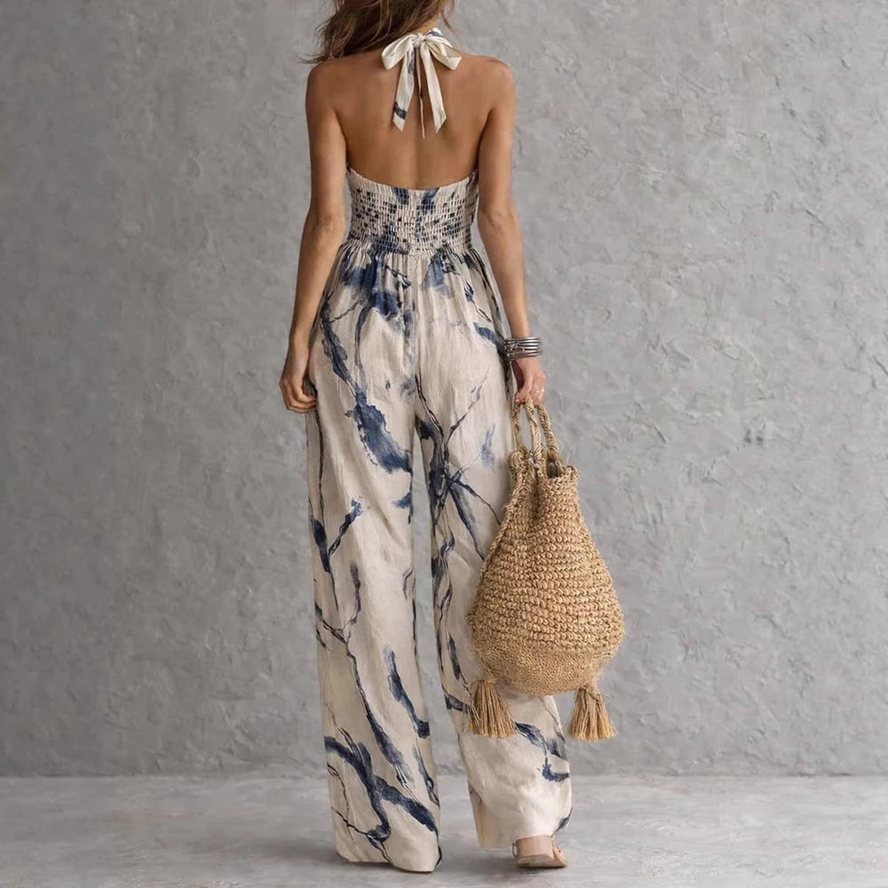 Aria Flowy Halter Maxi Dress 2