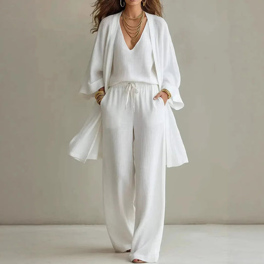 Bailey Linen 3 Piece Co-ord Set 0