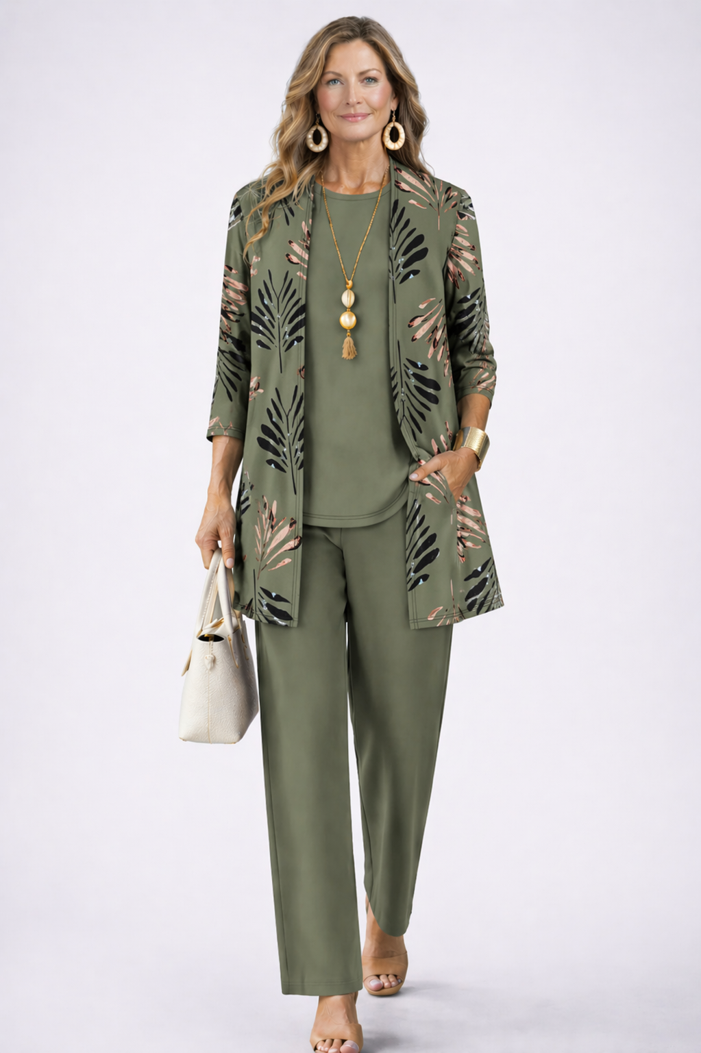Breezy 3-Piece Set | Relaxed Fit, Lightweight, Printed Trousers 1