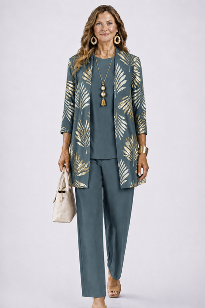 Breezy 3-Piece Set | Relaxed Fit, Lightweight, Printed Trousers 10