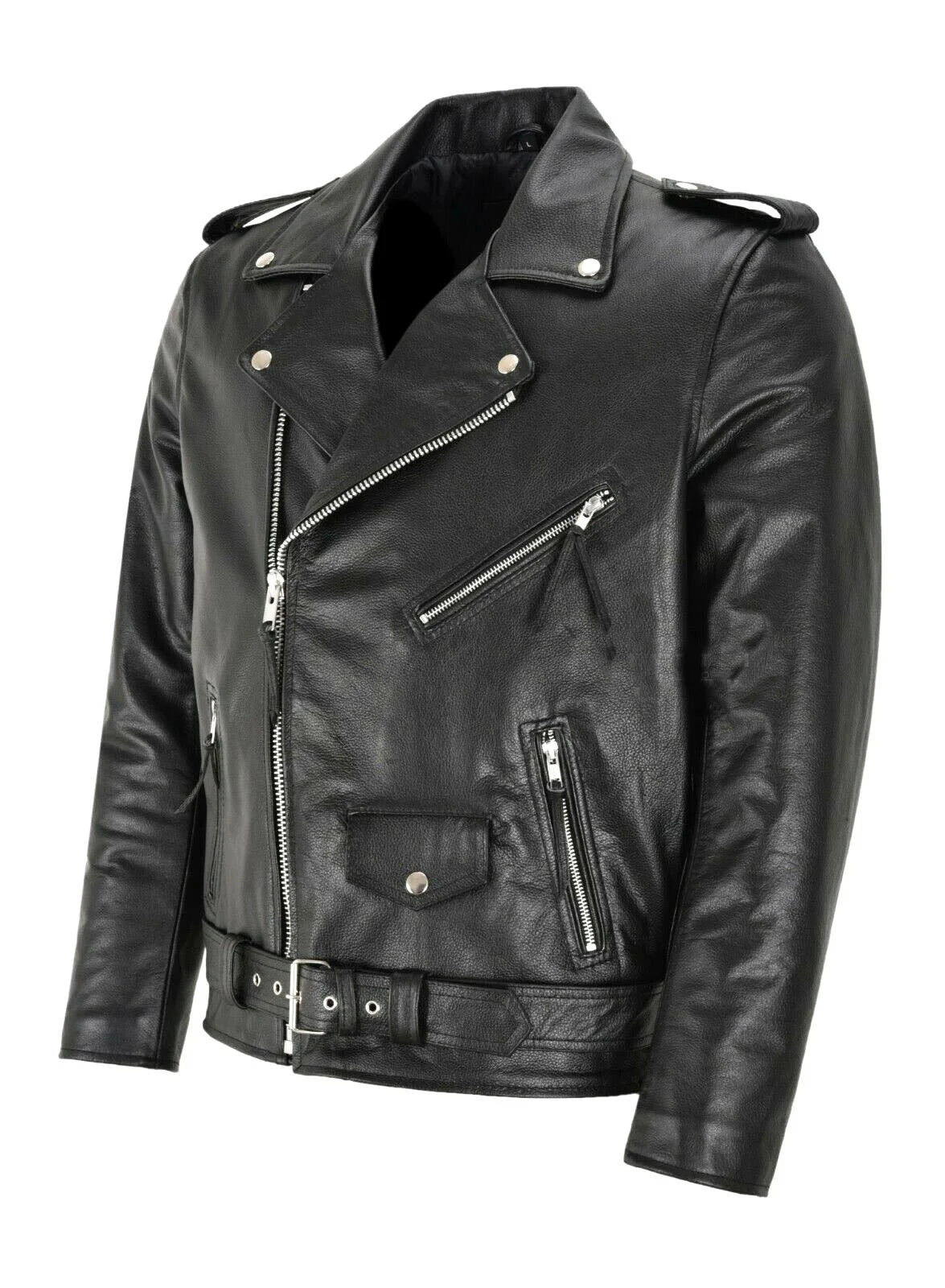 CLASSIC MEN'S LEATHER JACKET 3