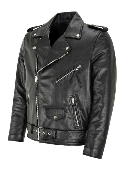 CLASSIC MEN'S LEATHER JACKET 3