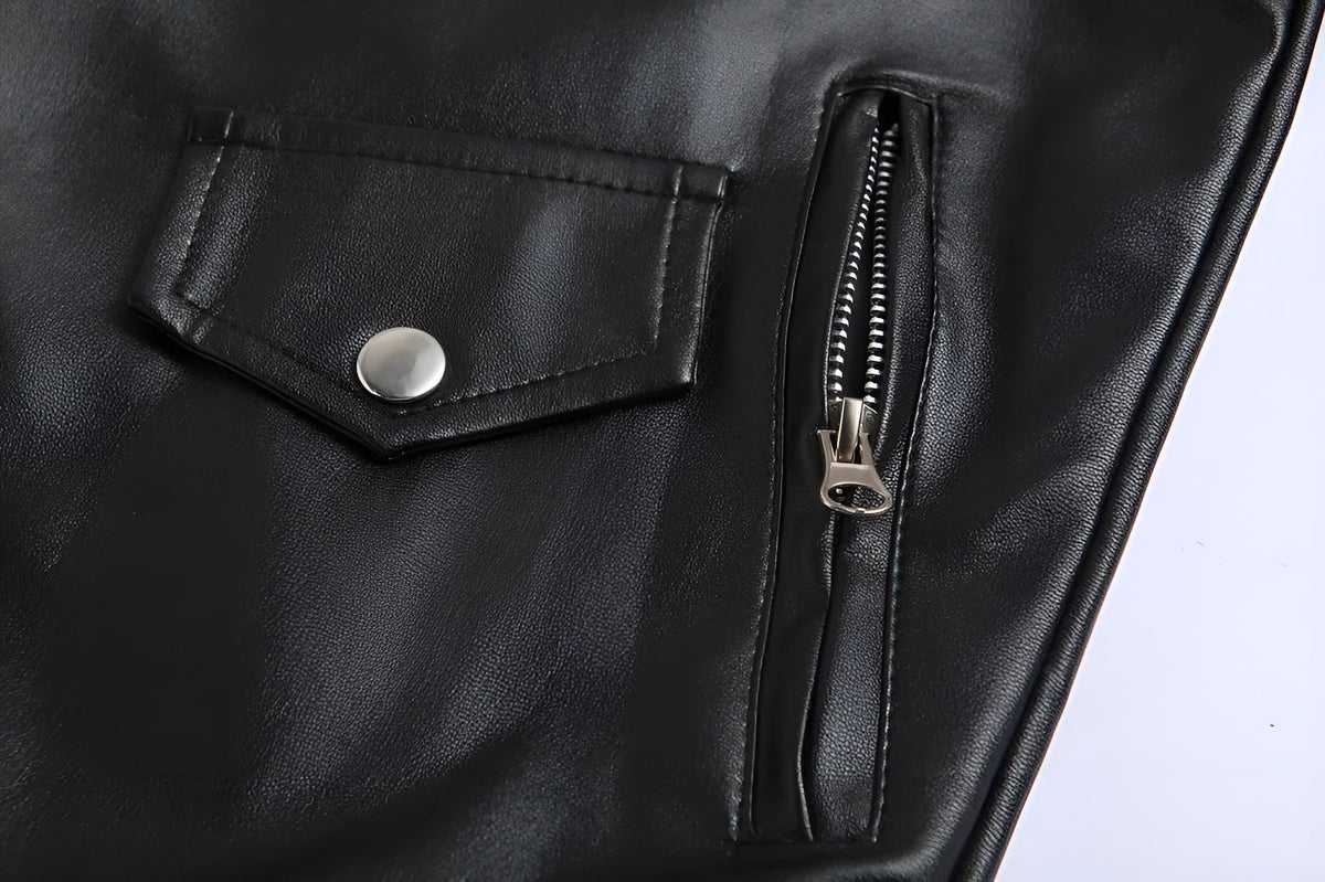 CLASSIC MEN'S LEATHER JACKET 5