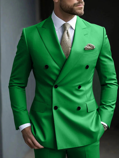 DOUBLE BREASTED SUIT FOR MEN 10