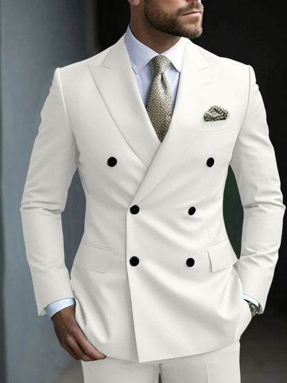 DOUBLE BREASTED SUIT FOR MEN 14