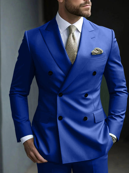 DOUBLE BREASTED SUIT FOR MEN 16