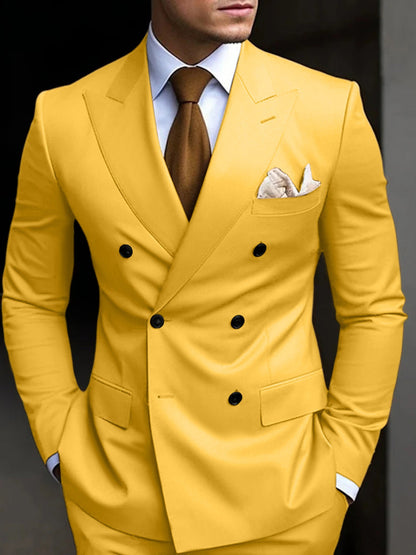 DOUBLE BREASTED SUIT FOR MEN 8