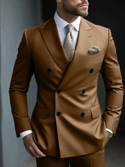 DOUBLE BREASTED SUIT FOR MEN 8