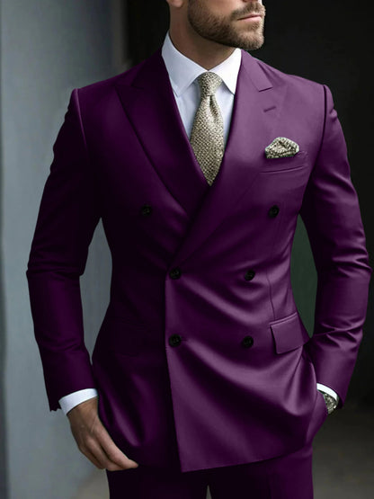 DOUBLE BREASTED SUIT FOR MEN 9
