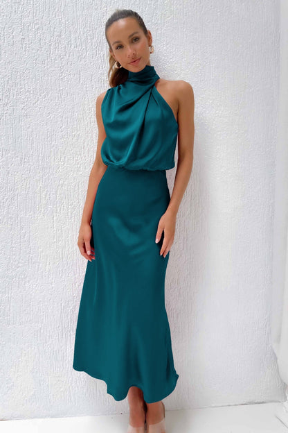 Doris | Women's Chic Halter Neck Evening Dress 12