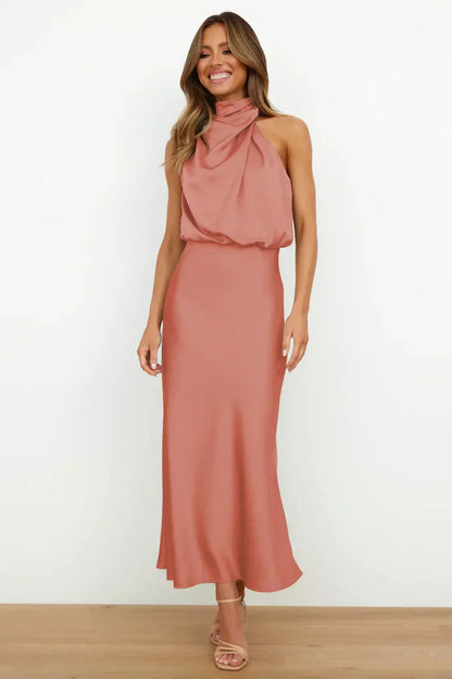 Doris | Women's Chic Halter Neck Evening Dress 6