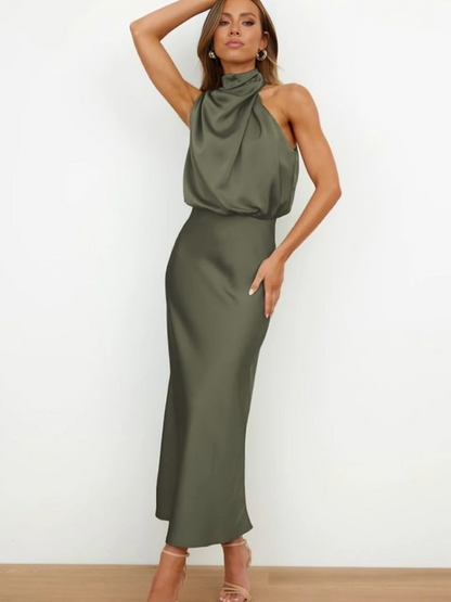 Doris | Women's Chic Halter Neck Evening Dress 8