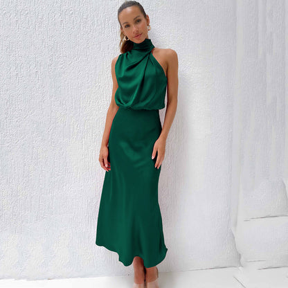 Doris | Women's Chic Halter Neck Evening Dress 9