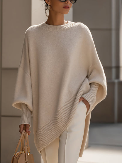 Effortless Elegant Oversized Poncho for Women 0