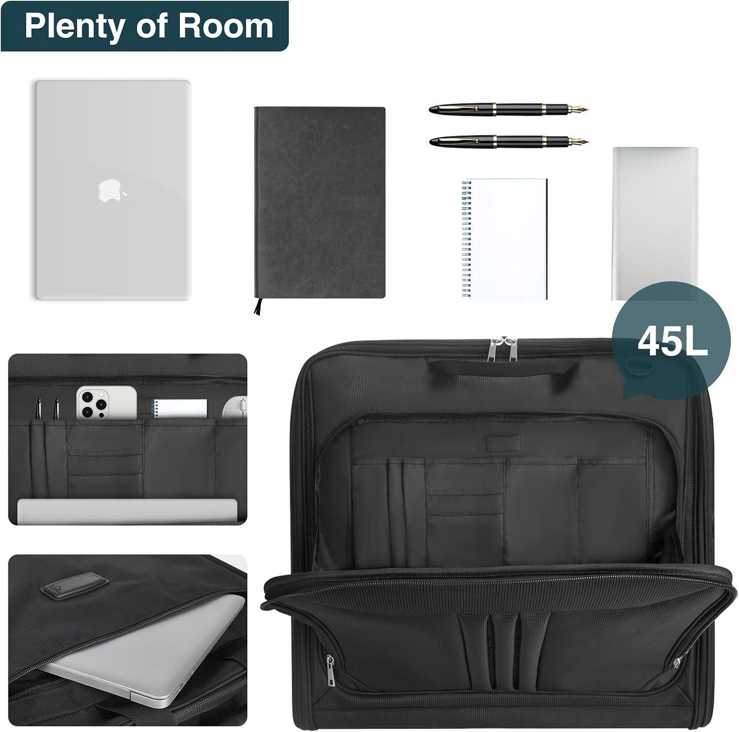 Foldable Waterproof Travel Garment Bag – Carry-On Suit Organiser with Strap 3