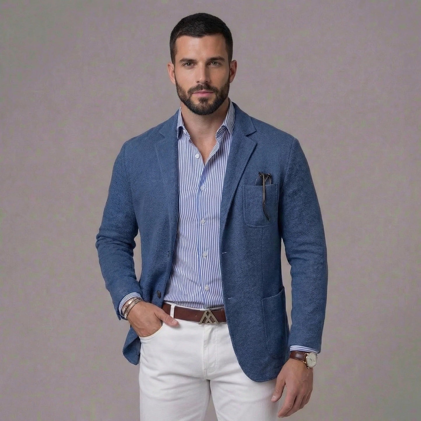 LINEN BLAZER JACKET FOR MEN 0