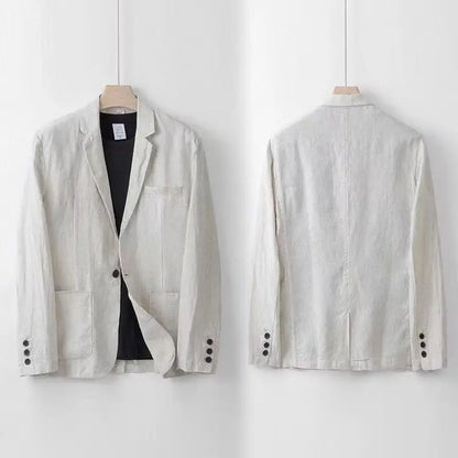 LINEN BLEND SUIT FOR MEN 7
