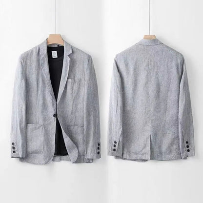 LINEN BLEND SUIT FOR MEN 8