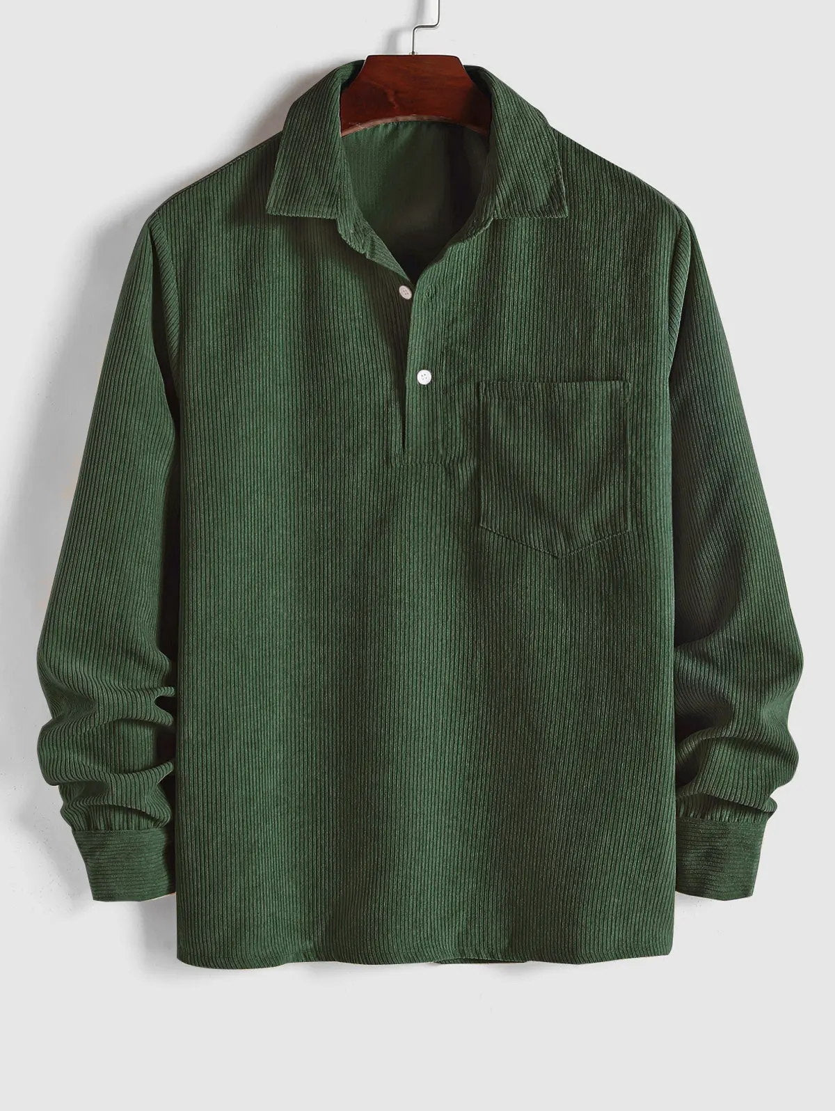 LONG SLEEVE BUTTON-UP SHIRT FOR MEN 2