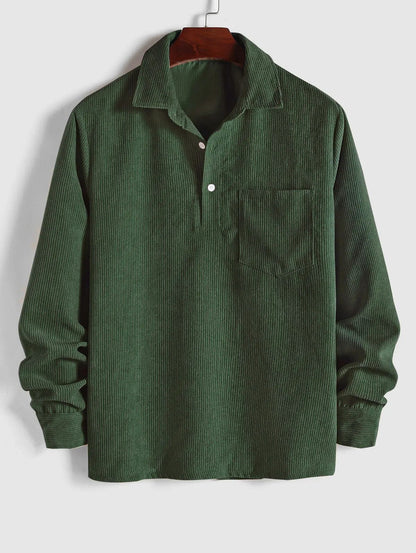LONG SLEEVE BUTTON-UP SHIRT FOR MEN 2