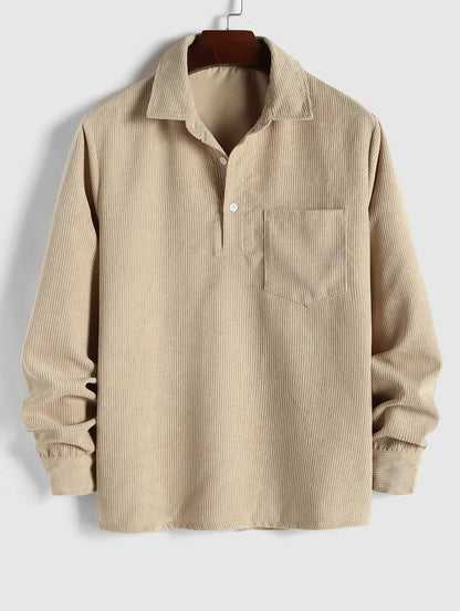 LONG SLEEVE BUTTON-UP SHIRT FOR MEN 5