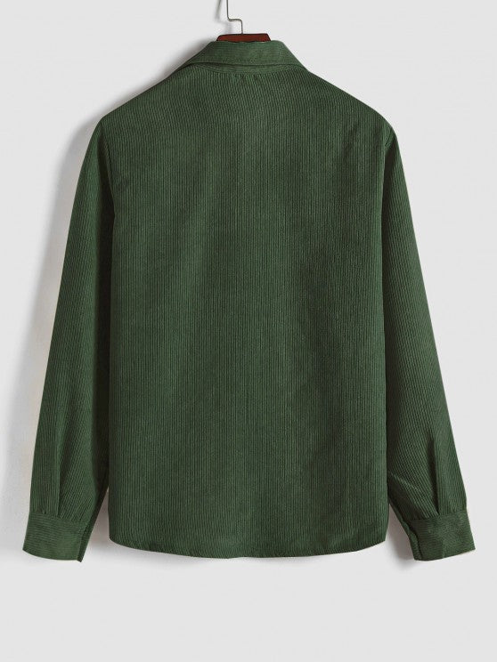 LONG SLEEVE BUTTON-UP SHIRT FOR MEN 8