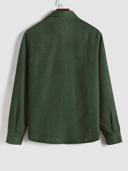 LONG SLEEVE BUTTON-UP SHIRT FOR MEN 8