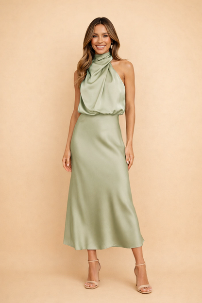 MADELYN | Elegant women's midi dress 2