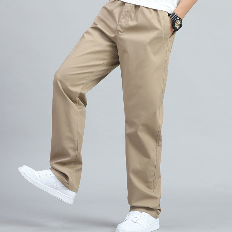 MEN'S WIDE COTTON PANTS 2