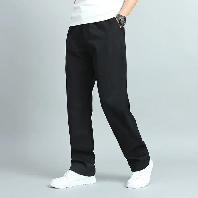 MEN'S WIDE COTTON PANTS 4