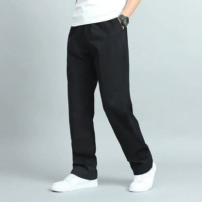 MEN'S WIDE COTTON PANTS 4