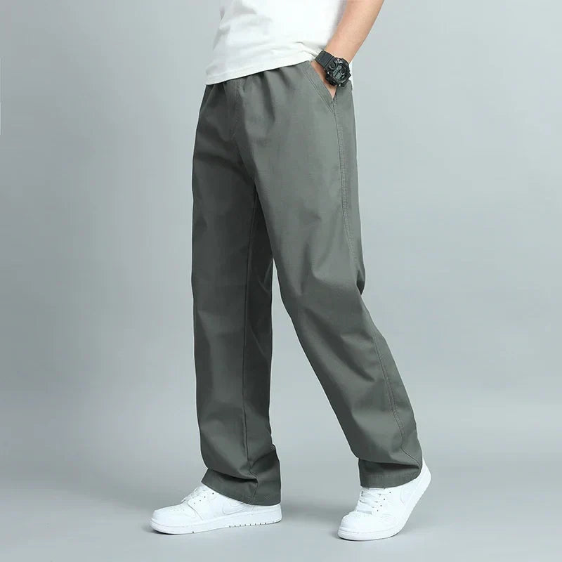 MEN'S WIDE COTTON PANTS 6