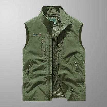 MULTI POCKET UTILITY VEST FOR MEN 2