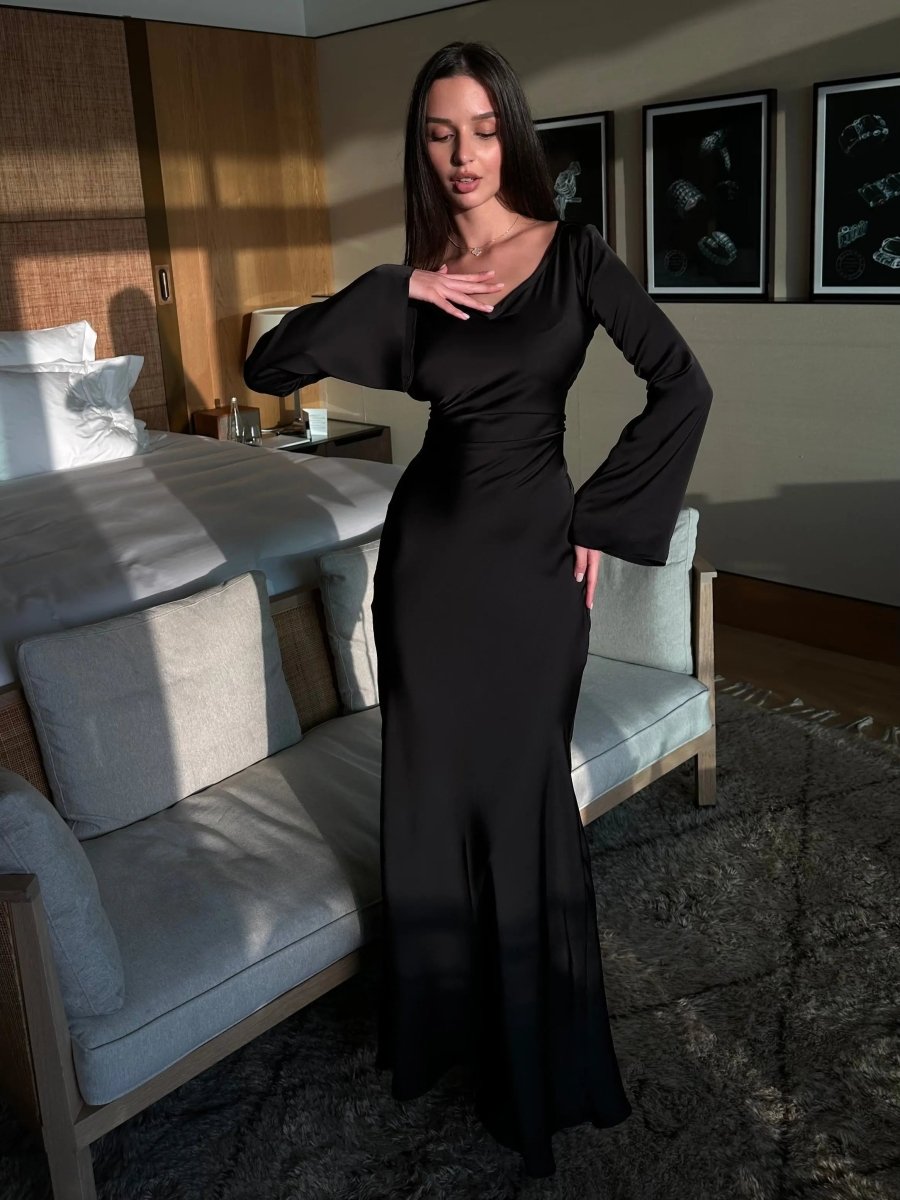 Maxi Dress with Long Sleeves for Women 5