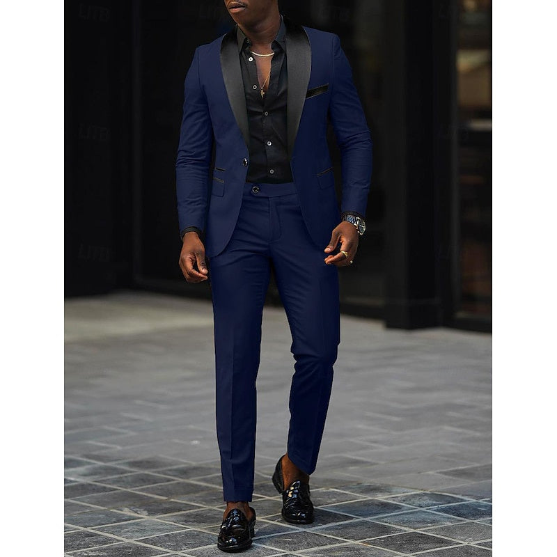 SINGLE BUTTON SUIT FOR MEN 10