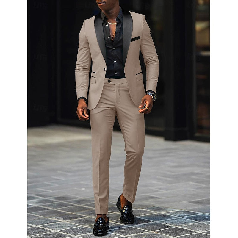 SINGLE BUTTON SUIT FOR MEN 11
