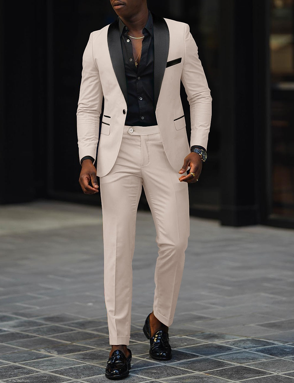 SINGLE BUTTON SUIT FOR MEN 13