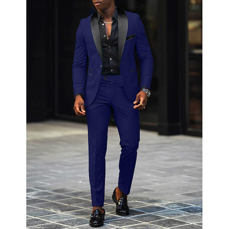 SINGLE BUTTON SUIT FOR MEN 6