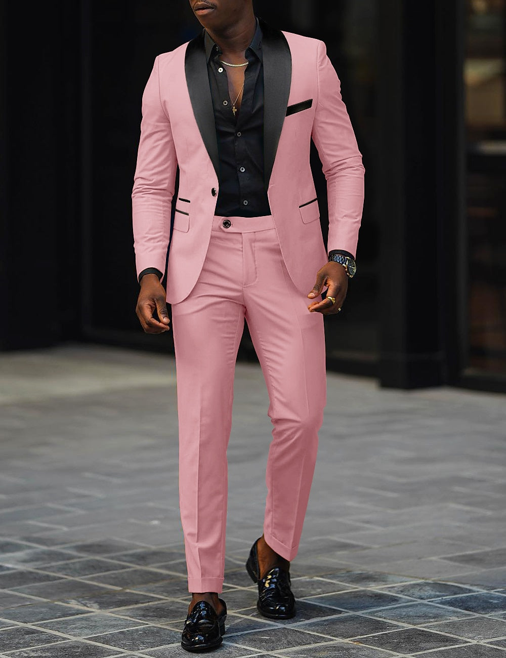 SINGLE BUTTON SUIT FOR MEN 8