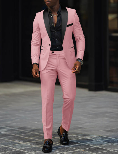 SINGLE BUTTON SUIT FOR MEN 8