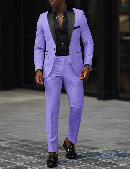 SINGLE BUTTON SUIT FOR MEN 9