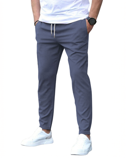 STRETCH COTTON TROUSERS FOR MEN 7